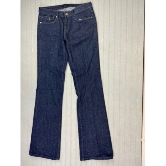 Banana Republic Size 4L Long Womens Jeans Low Rise Boot Cut Stretch Dark… - Picture 1 of 3